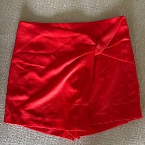 Glam Fiery Red Skort
